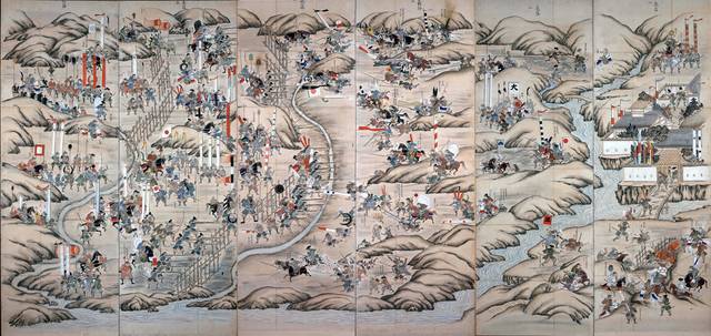 lukisan pertempuran Nagashino (dok. commons.wikimedia.org)