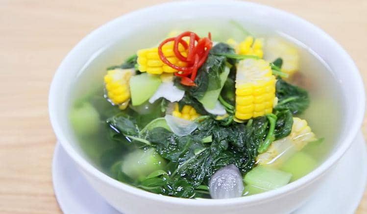 ilustrasi sayur bayam labu siam jagung (youtube.com/Simple Rudy TV)