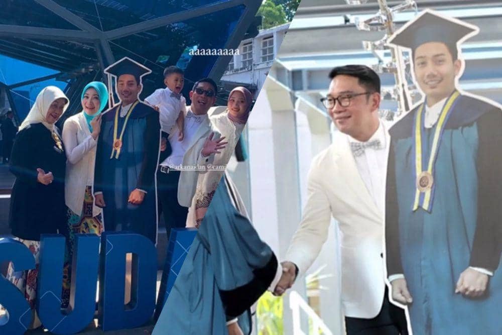 Potret Almarhum Eril Diwisuda, Pecah Tangis Air Mata