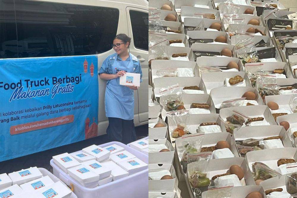 kolase potret Prilly Latuconsina masak besar untuk bebagi (instagram.com/prillylatuconsina96)