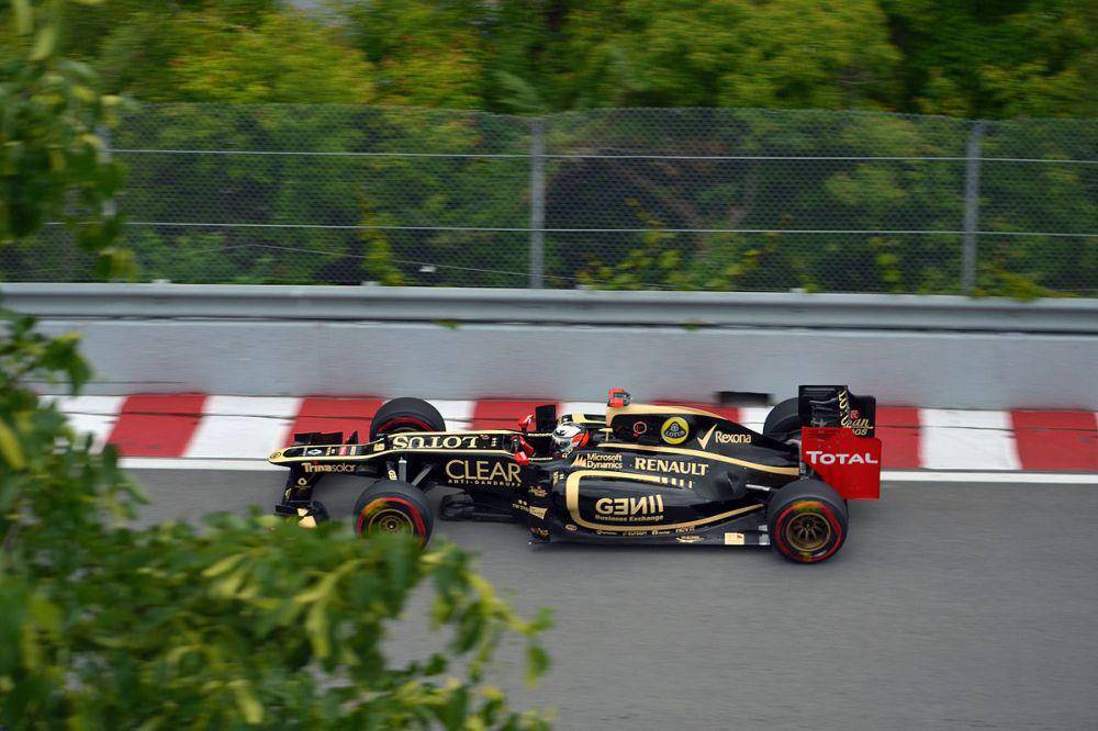 Kimi Raikkonen di balik kemudi Lotus pada pekan balap Grand Prix Kanada 2012. (commons.wikimedia.org/Nic Redhead)
