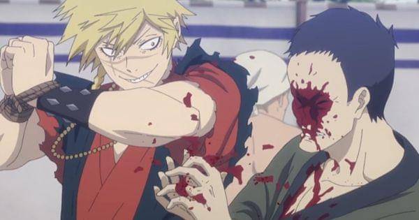 Para napi membantai satu sama lain ( Dok. Mappa / Jigokuraku )