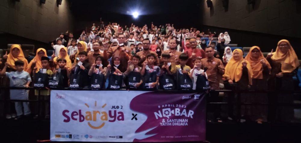 Pengurus Provinsi ODOJ Jabar Ajak 1.000 Anak Yatim Nonton Film Bioskop