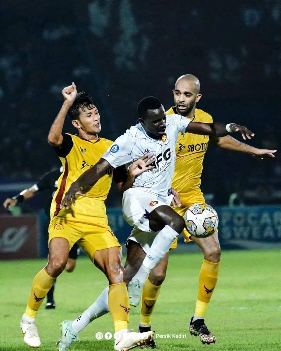 Striker asal Portugal, Flavio Silva saat bermain di Persik Kediri. IDN Times/ istimewa
