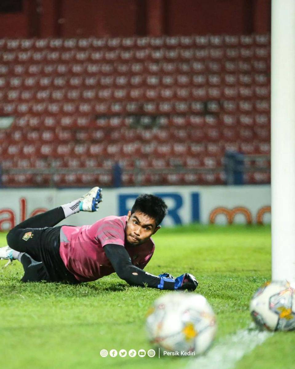 Kiper Persik Kediri, Kartika Aji. IDN Times/ istimewa