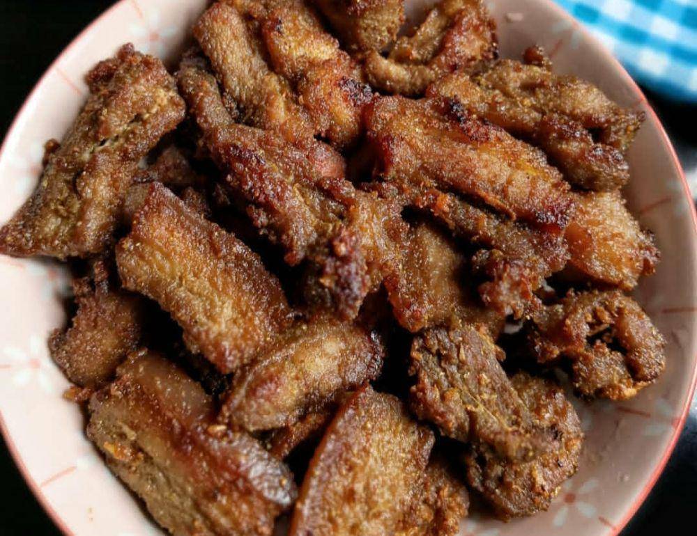 daging goreng (instagram.com/maybelin_ma)