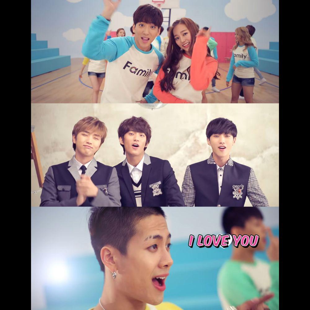 cuplikan MV "Family Song" dari B1A4, GOT7, dan CLC (youtube.com/스마트학생복 / SMART FnD)