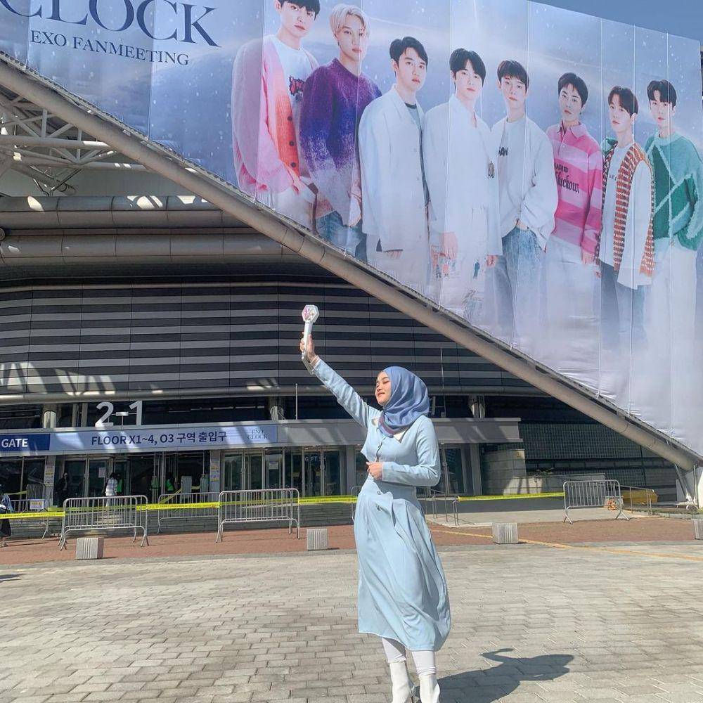 potret Putri Delina saat di Korea Selatan (instagram.com/putridelinaa)