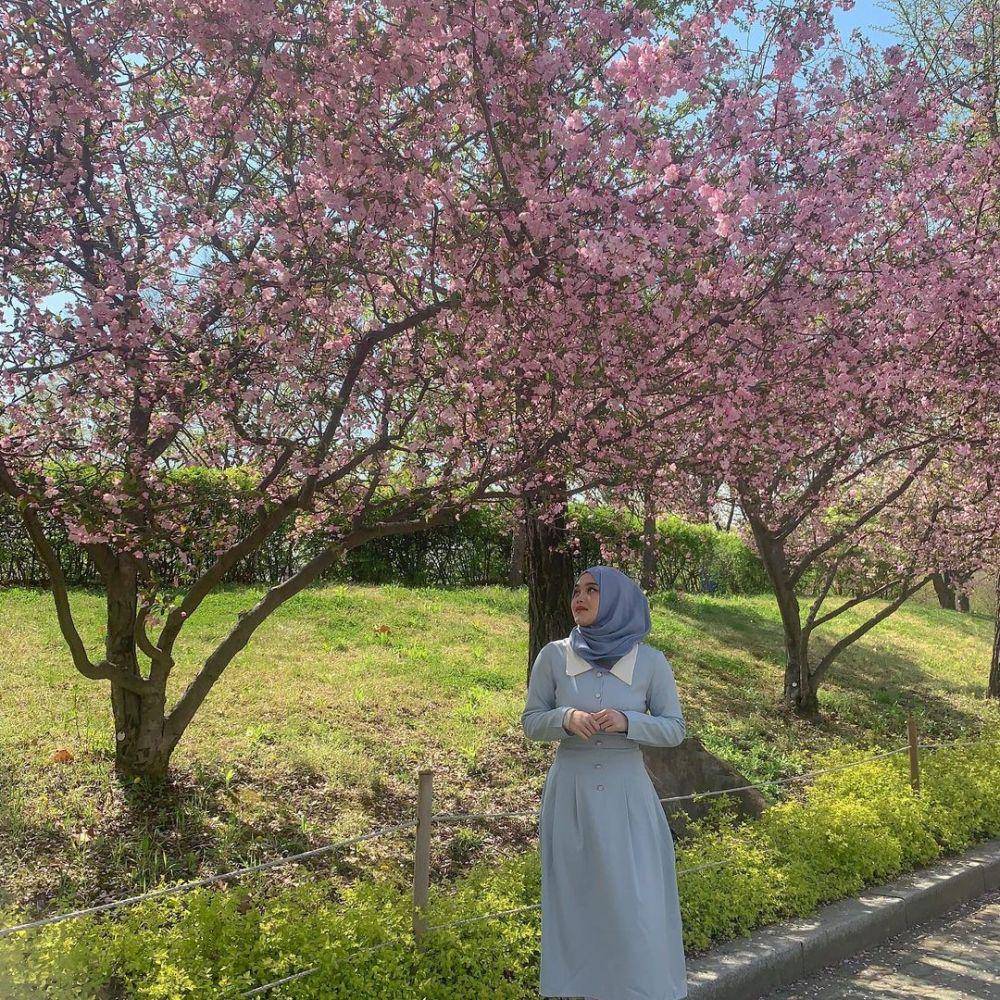 potret Putri Delina saat di Korea Selatan (instagram.com/putridelinaa)