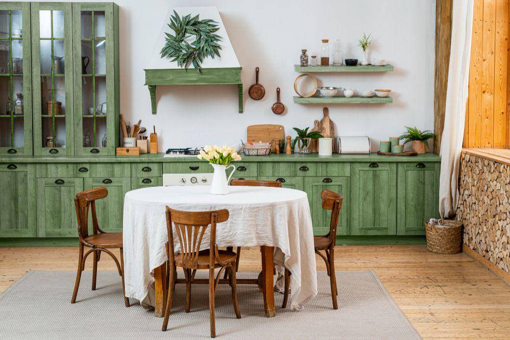 Dapur nuansa hijau (Freepik.com)