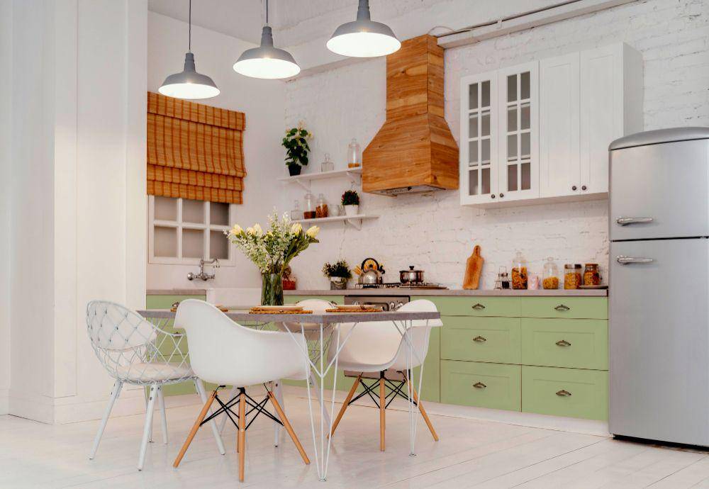 Kabinet dapur nuansa hijau (Freepik.com)