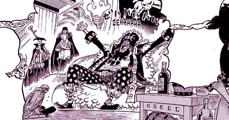 Bajak Laut Kurohige menyekap Koby. (mangaplus.shueisha.co.jp/One Piece)