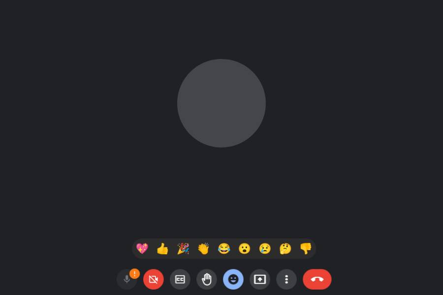 tampilan fitur emoji di Google Meet (IDN Times/Ana Widiawati)