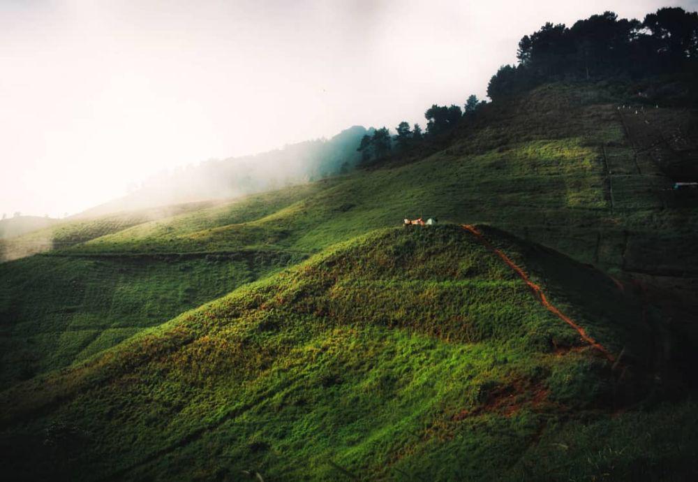 10 Potret Bukit Teletubbies Cicalengka, Panoramanya Bikin Takjub!