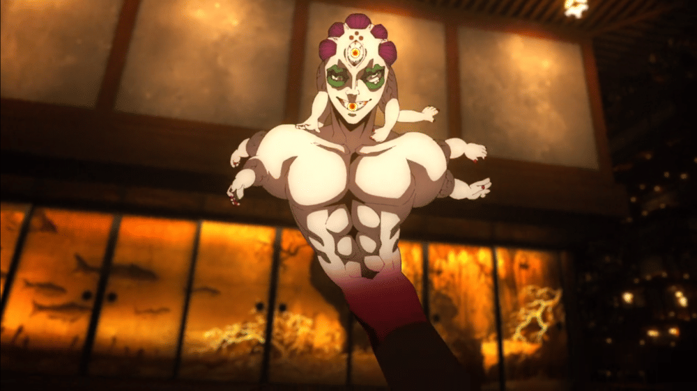 Iblis Bulan Atas Peringkat 5, Gyokko (dok. Ufotable/ Kimetsu no Yaiba Swordsmith Village Arc)