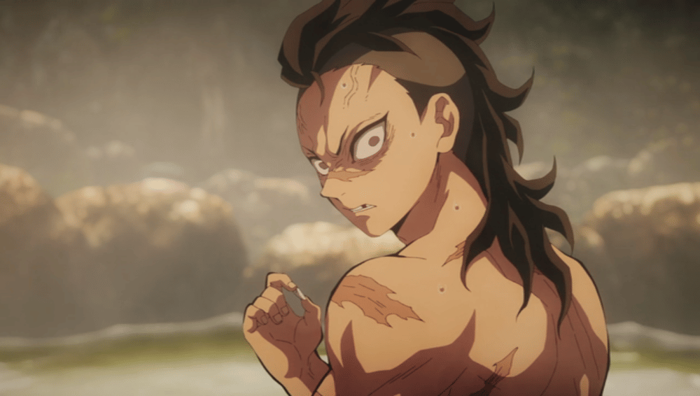 Genya di Desa Pembuat Pedang (dok. Ufotable/ Kimetsu no Yaiba Swordsmith Village Arc)