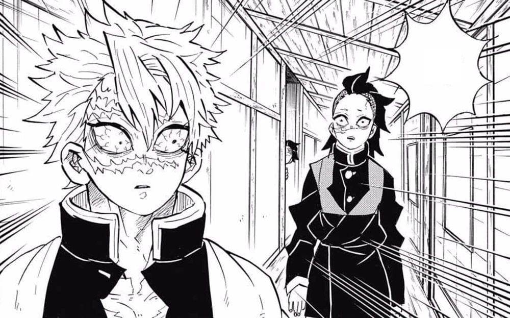 Genya Shinazugawa dan Sanemi Shinazugawa (dok. Shueisha/ Kimetsu no Yaiba)