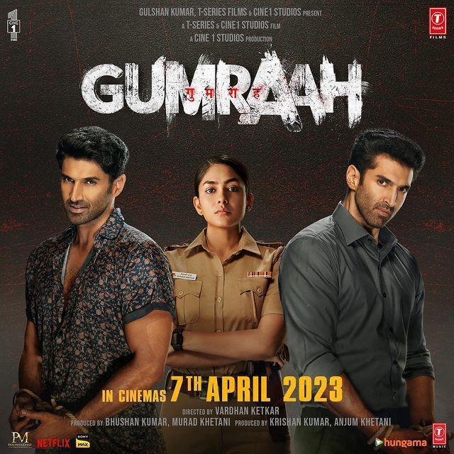 poster Gumraah (instagram.com/mrunalthakur)