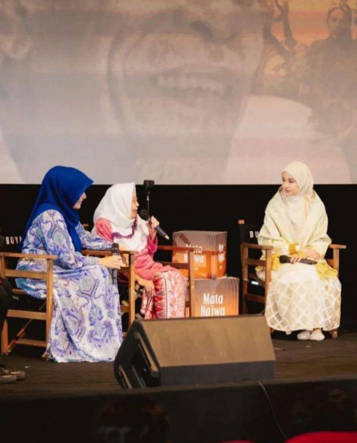 potret Laudya Cynthia Bella di Mata Najwa (instagram.com/laudyacynthiabella)