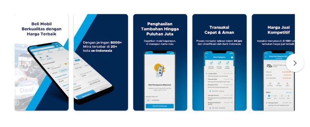 Moladin Agen, aplikasi jual beli mobil paling populer (play.google.com)