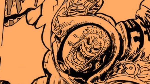 Garp mempersiapkan Galaxy Impact. (Dok. Shueisha/One Piece)