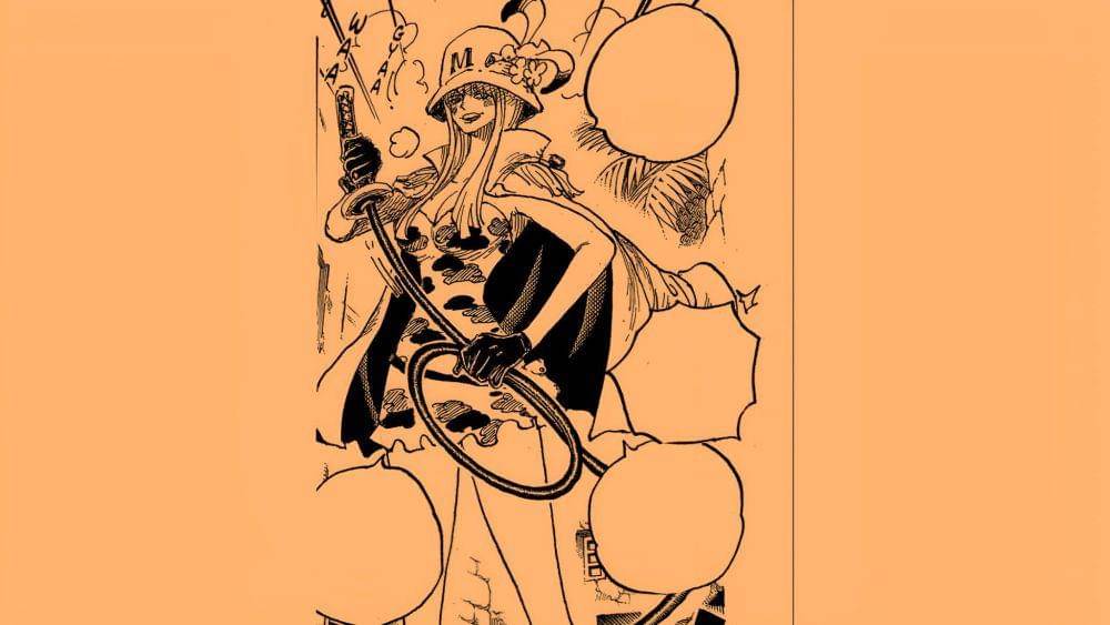 Kujaku sang pengguna Muchi Muchi no Mi. (Dok. Shueisha/One Piece)