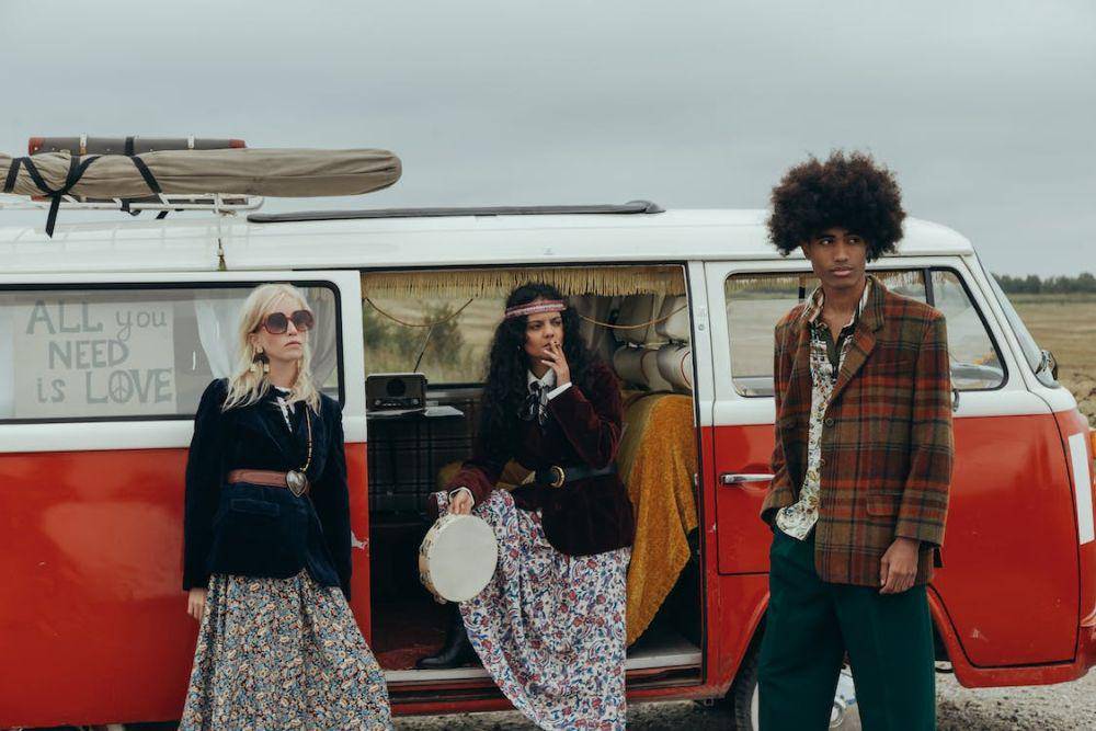 Gaya busana bohemian (Sumber: Pexels)