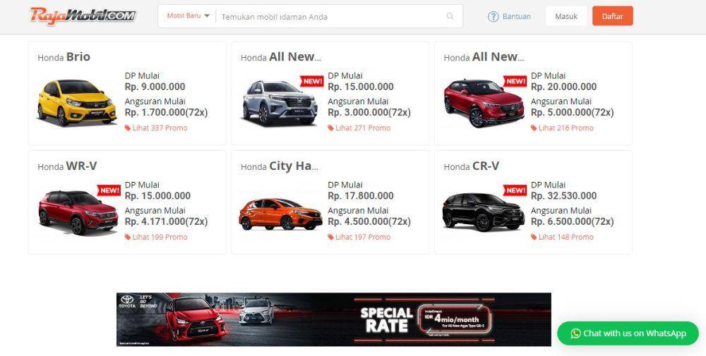 Jual beli mobil bekas di Rajamobil.com (rajamobil.com)
