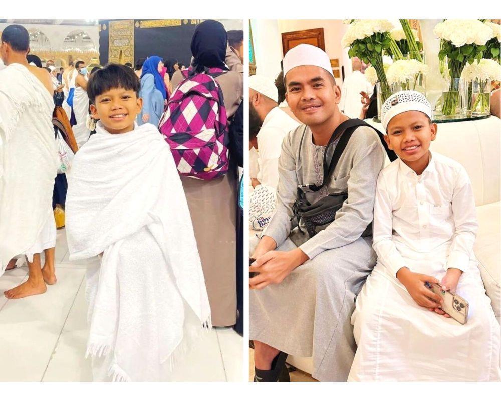 10 Potret Farel Prayoga Umrah di Bulan Ramadan, Adem Banget
