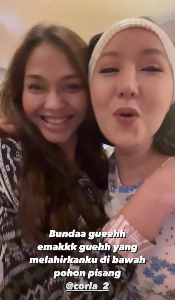 Bunda Corla bukber sama geng sosialita (instagram.com/lucintaluna_manjalita)