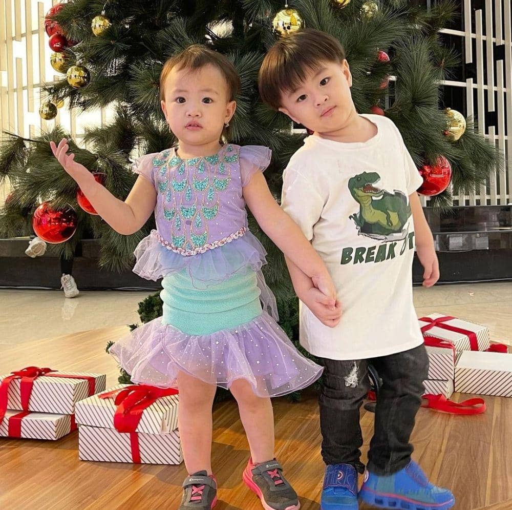 Reijiro dan Runa anak Ryn eks Cherrybelle (instagram.com/xxrynisme)