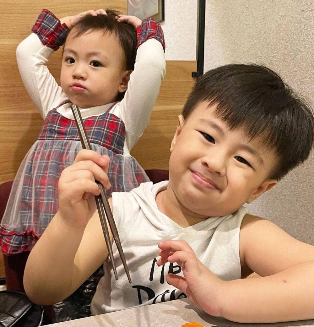 Reijiro dan Runa anak Ryn eks Cherrybelle (instagram.com/xxrynisme)