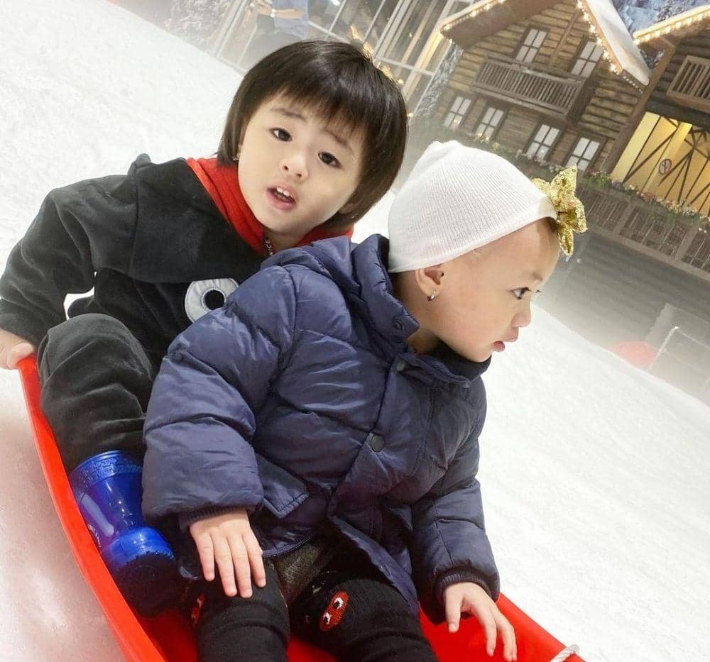Reijiro dan Runa anak Ryn eks Cherrybelle (instagram.com/xxrynisme)
