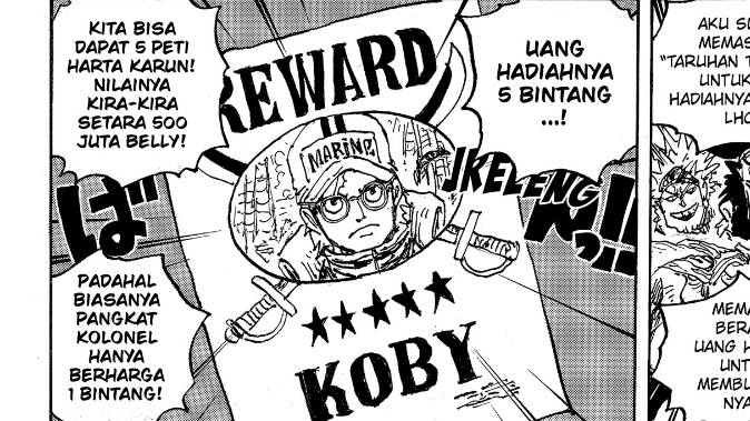 poster bounty Coby (dok. Shueisha/One Piece)