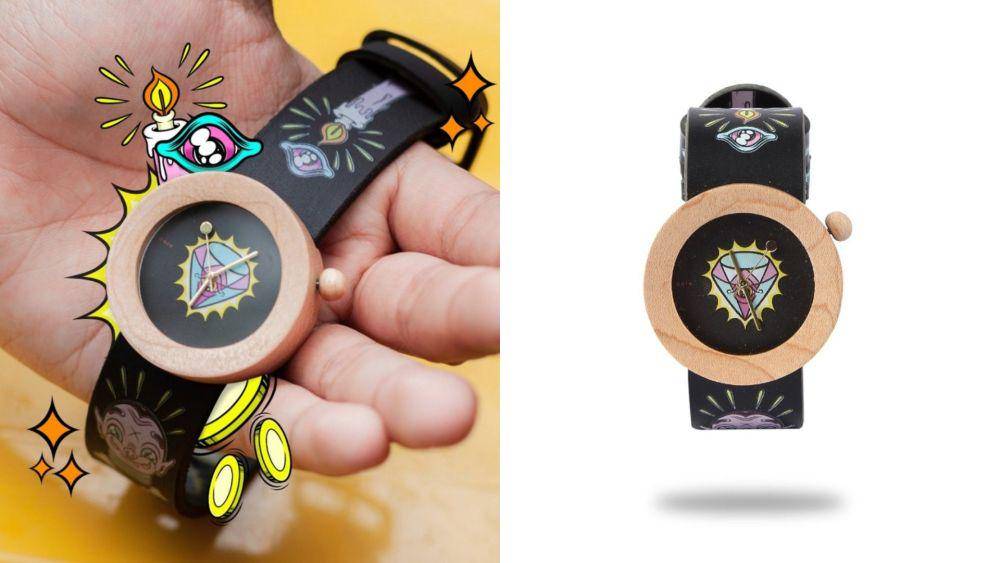 Produk jam tangan kayu dari Pala Nusantara (Sumber: Tokopedia)