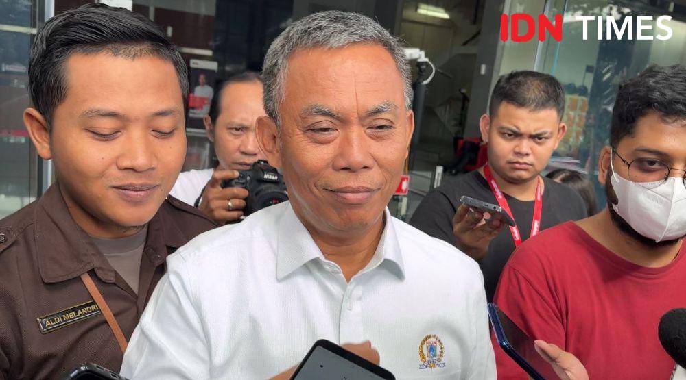 Ketua DPRD DKI Jakarta Prasetyo Edi Marsudi di Gedung Merah Putih KPK (IDN Times/Aryodamar)