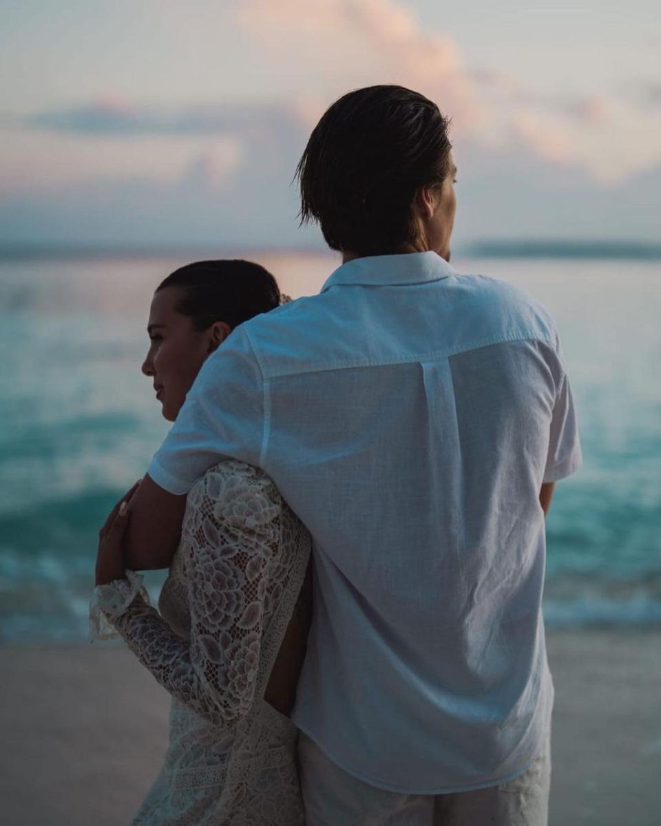 potret Millie Bobby Brown dan Jake Bongiovi (instagram.com/jakebongiovi)