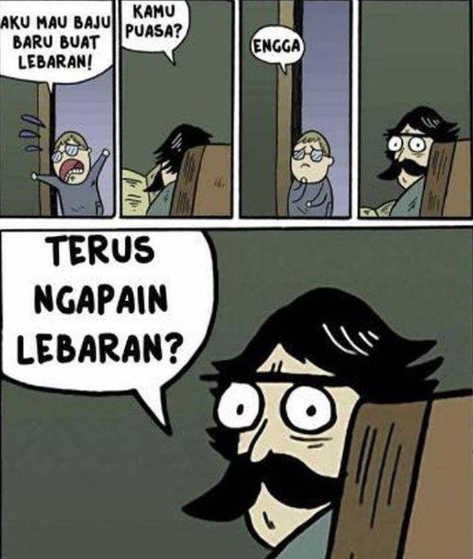 meme gak beli baju Lebaran (1cak.com)