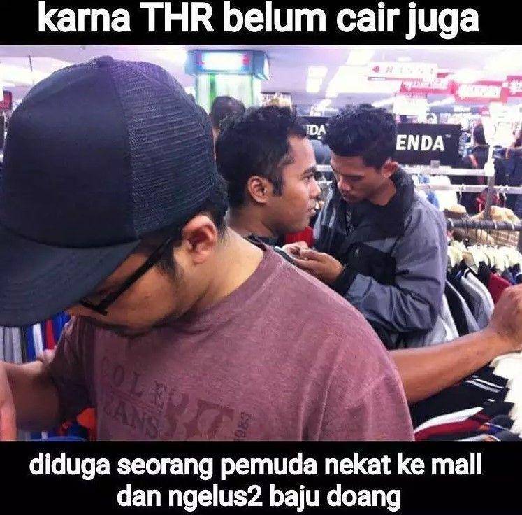 meme gak beli baju Lebaran (instagram.com/sejiwatinja)