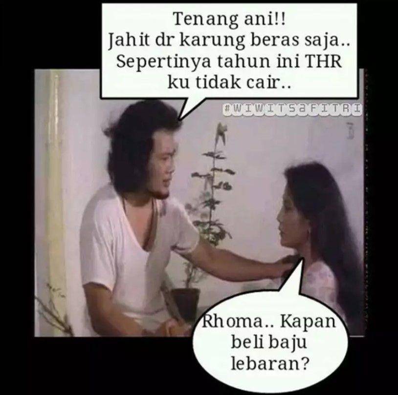 meme gak beli baju Lebaran (1cak.com)