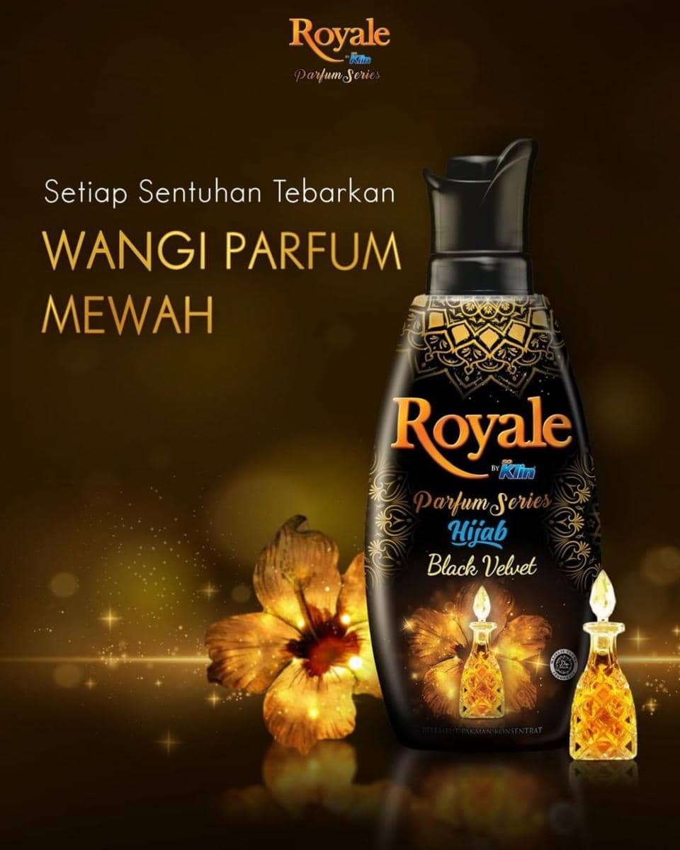 Royale Hijab Softener Black Velvet (instagram.com/royalebysoklin/)