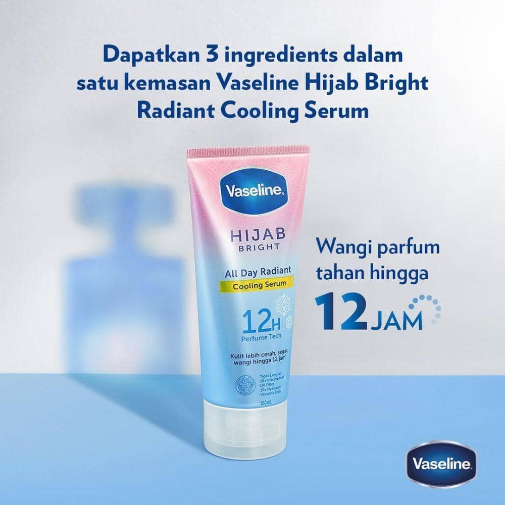 Vaseline Hijab Bright Cooling Body Serum (instagram.com/vaselineid)