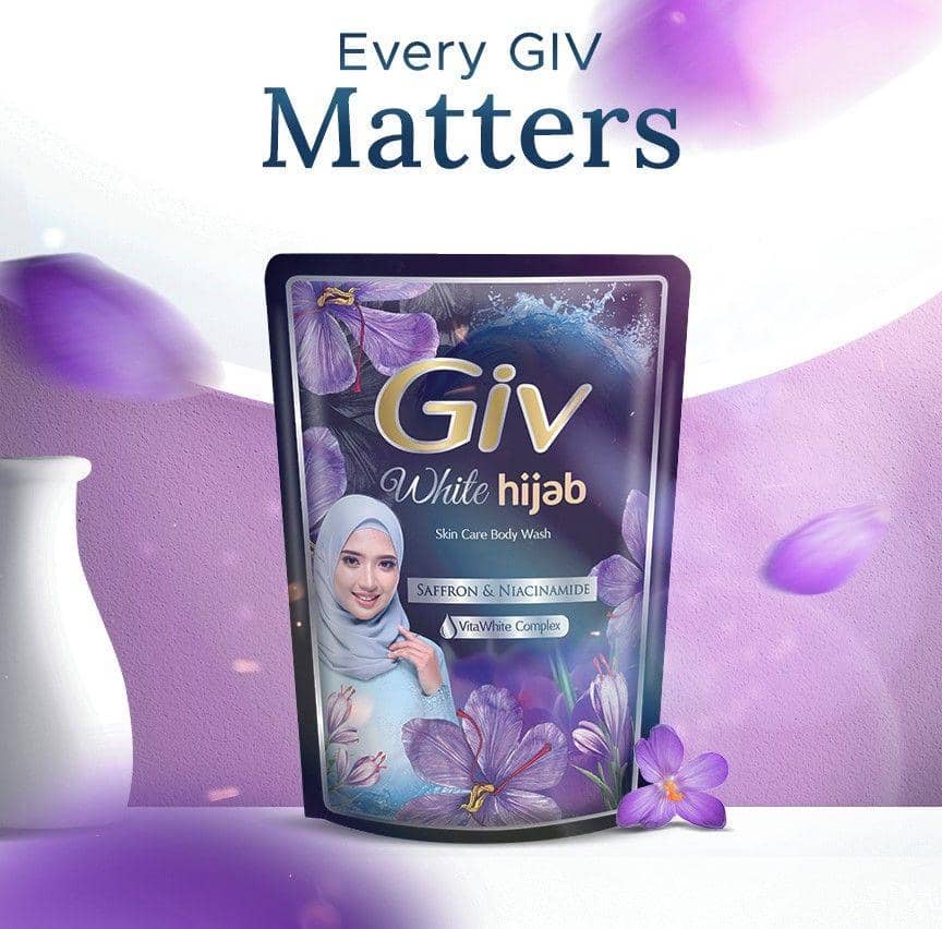 Giv Body Wash Hijab Saffron & Niacinamide (instagram.com/givbodywash)