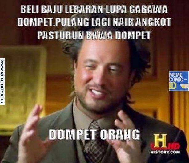 meme gak beli baju Lebaran (instagram.com/memecomic.id)