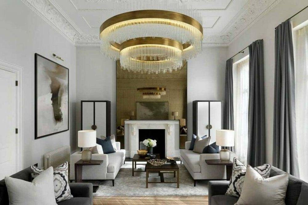 ilustrasi hunian bergaya Hollywood glam (dok. Decorilla)