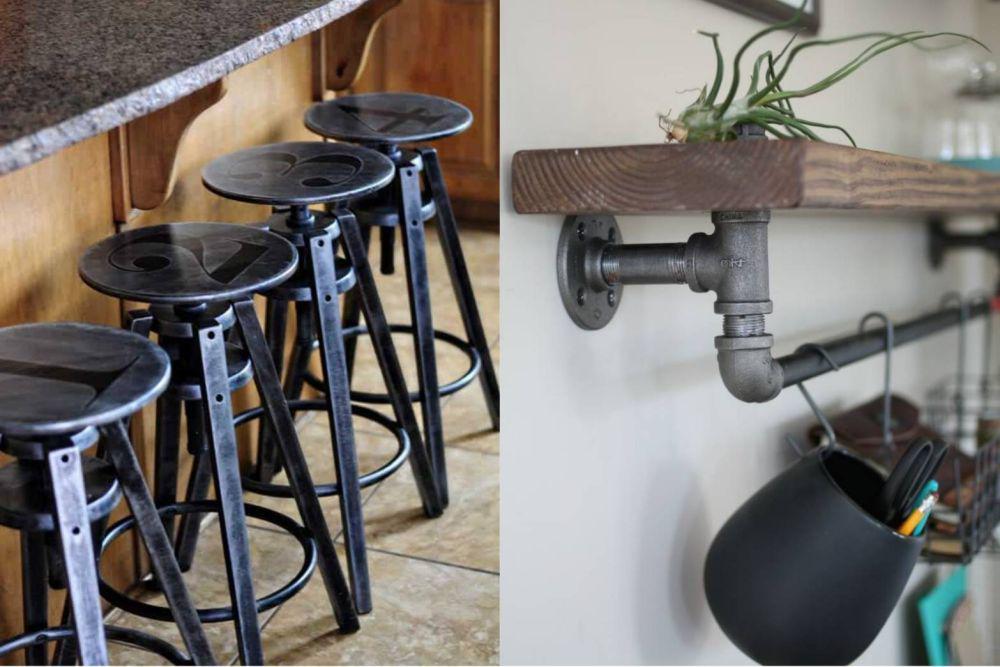 9 Ide Dekorasi Hunian Gaya Rustic Industrial, Getaran Vintage!