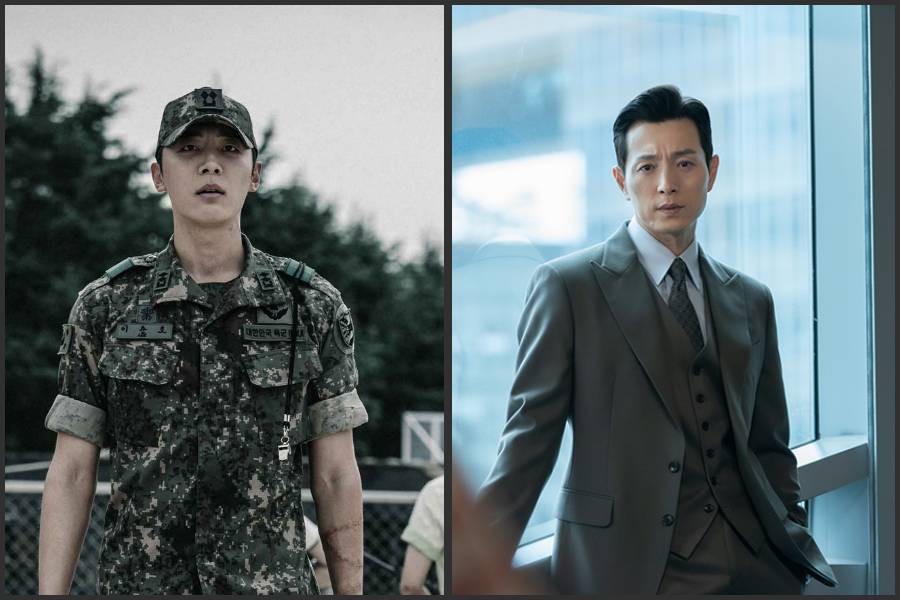 Shin Hyun Soo di Duty After School dan Jung Sung Il di The Glory Part 2 (instagram.com/tvn.asia | instagram.com/netflixkr)