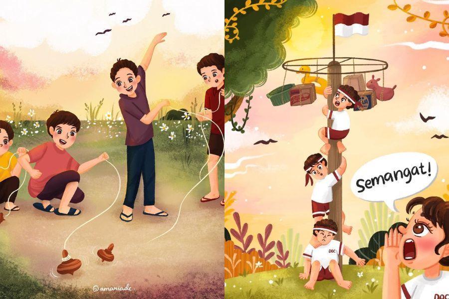 10 Ilustrasi yang Sukses Kembalikan Kenangan Masa Kecilmu, Nostalgia!
