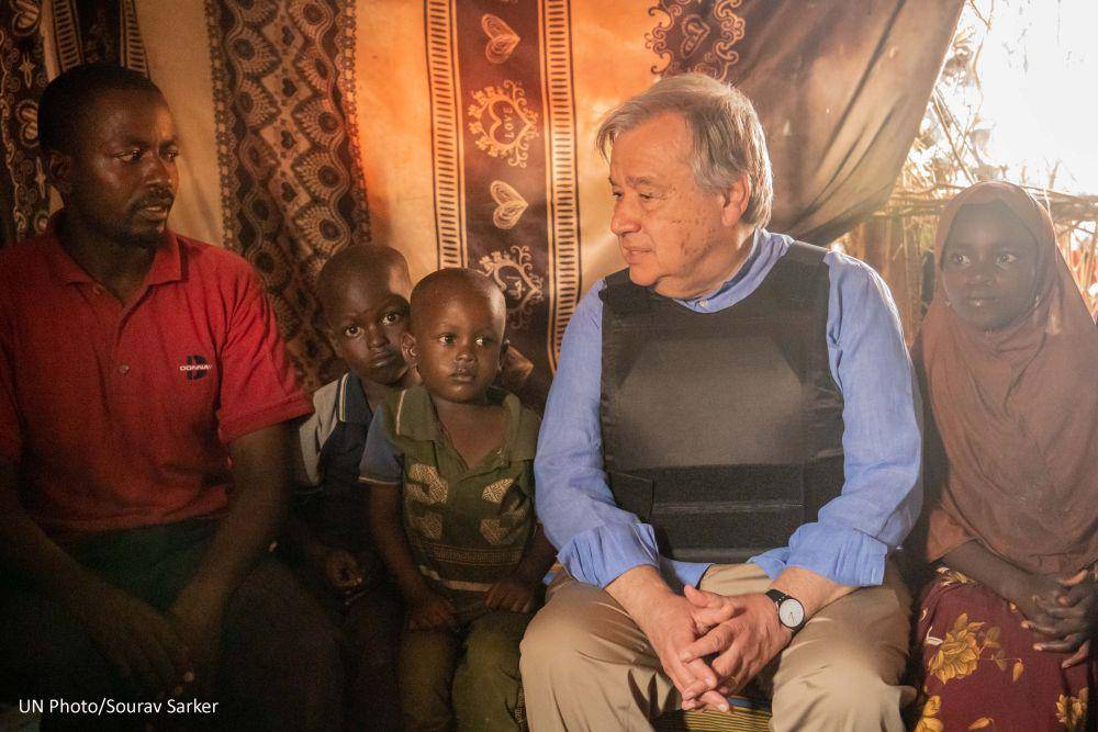 Antonio Guterres di Somalia (Twitter.com/Antonio Guterres)
