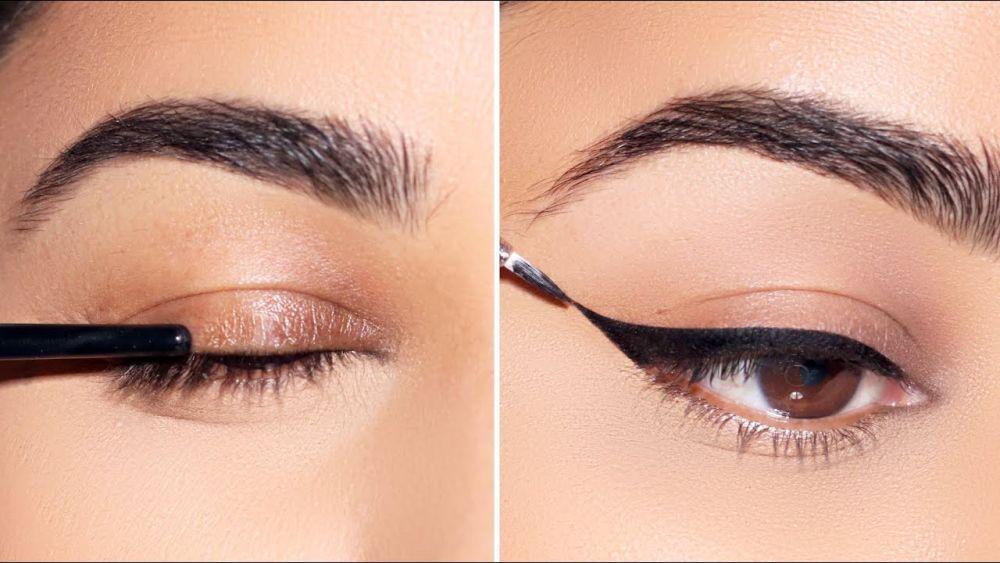 ilustrasi daily commuter eyeliner (youtube.com/Smitha Deepak)